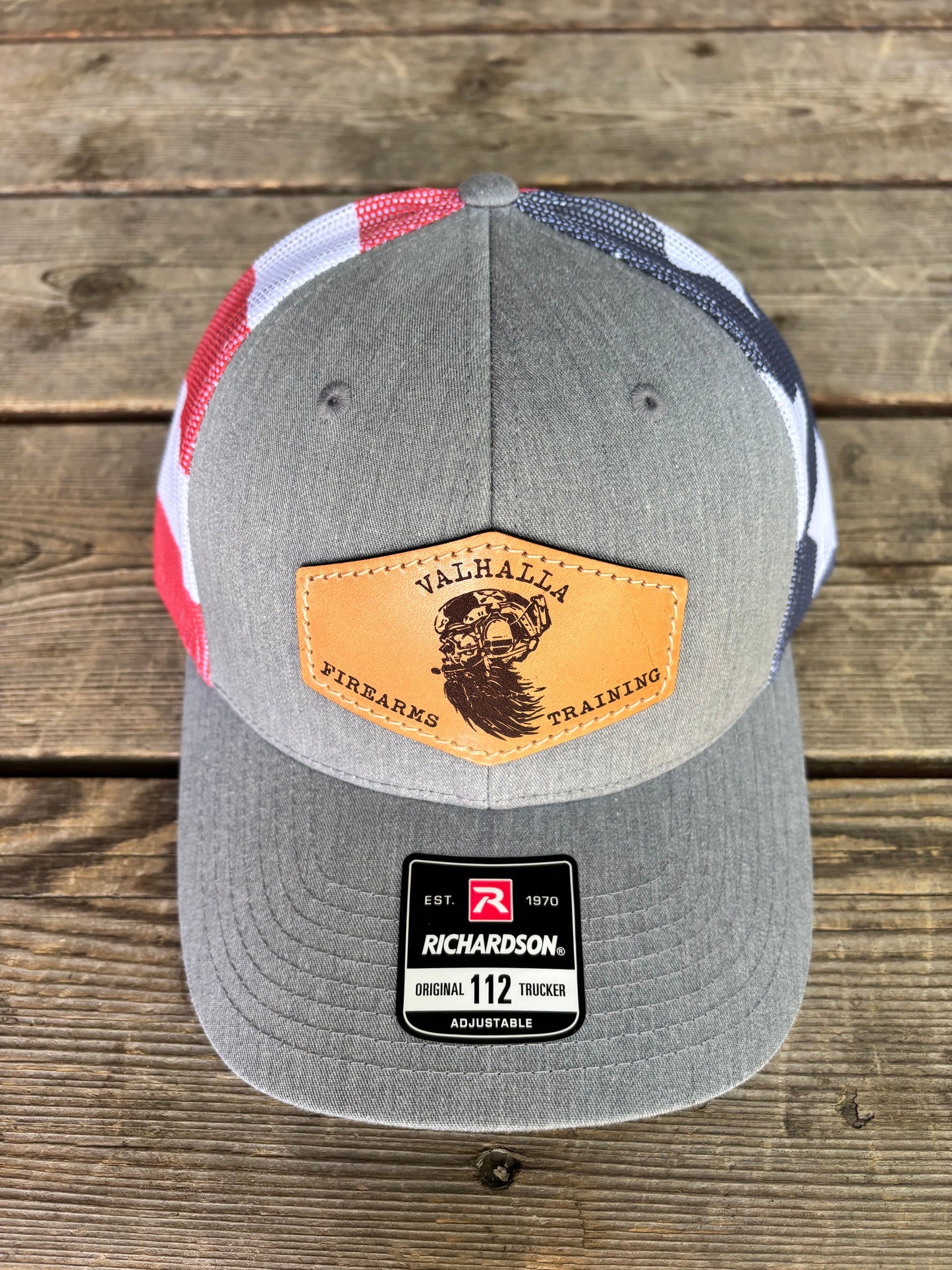 Hat: VFT Multicam Tactical Snapback Hat Leather Logo