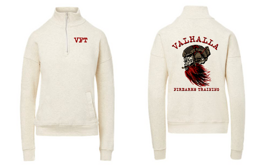 Womens 1/4 Zip Sweatshirt