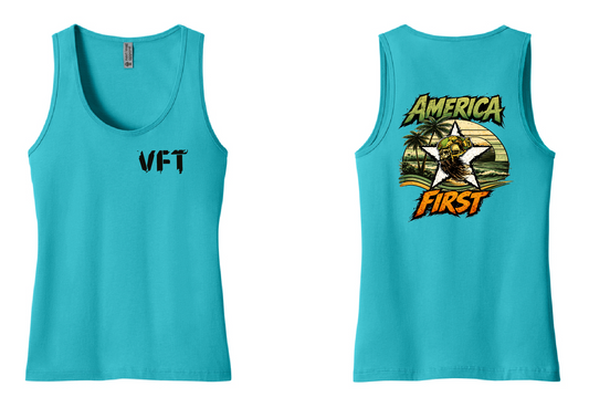 Womens America First Tank Top