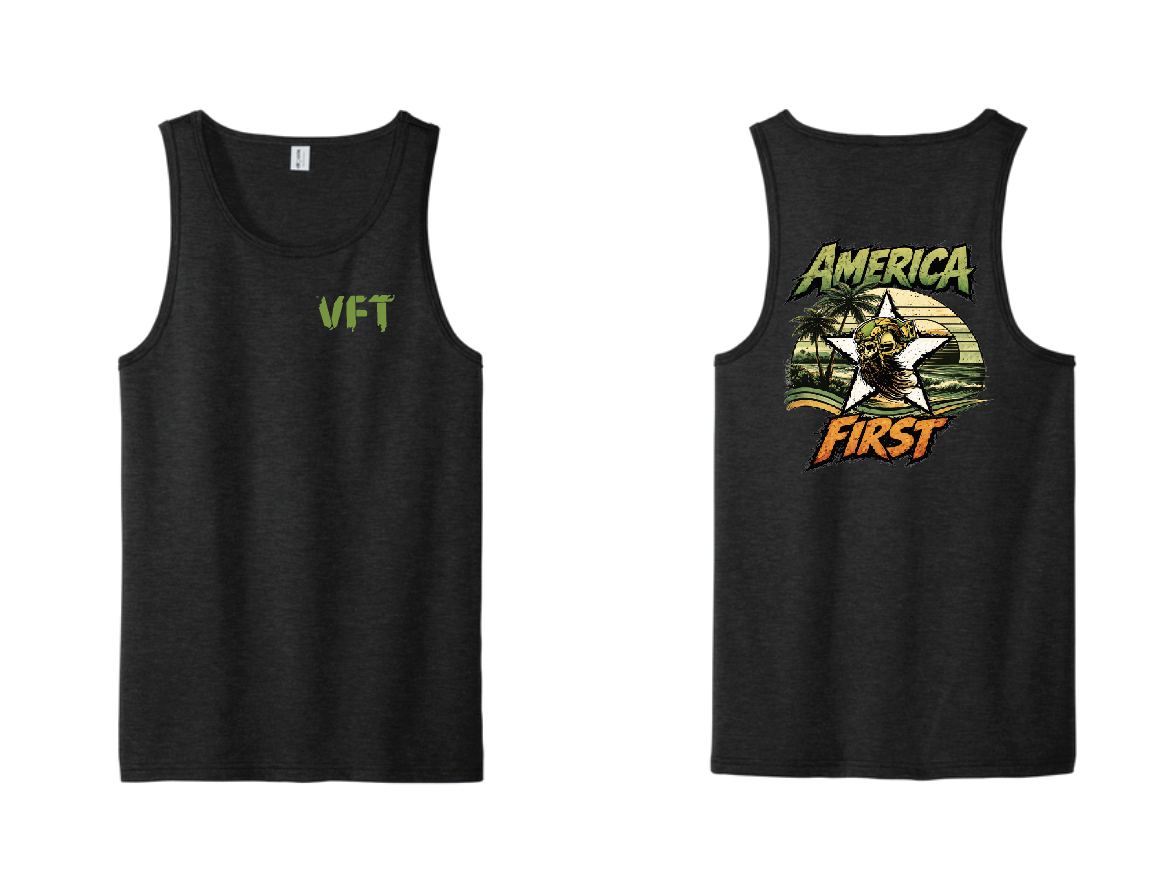 America First Summer Logo Tank
